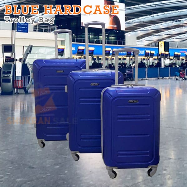 Blue 24 Inches Hardcase Trolley Bag – ShukranSale